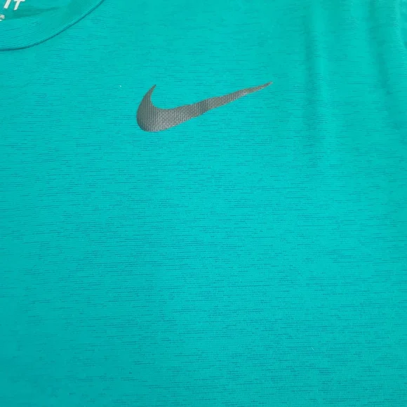 Nike Men's Dri Fit XL Short Sleeve Tee Teal - Picture 7 of 11